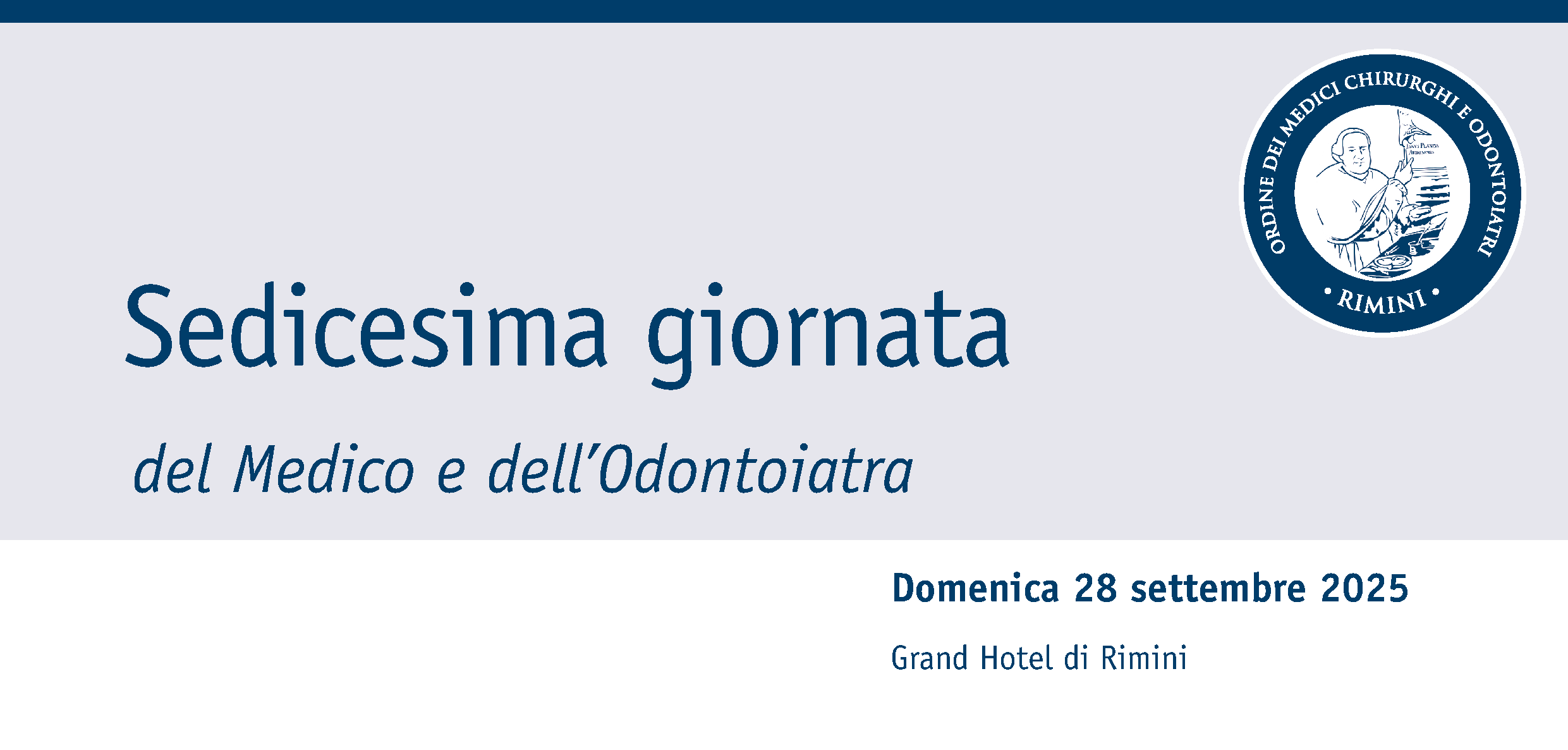 Clicca per accedere all'articolo Sedicesima Giornata del Medico e dell'Odontoiatra